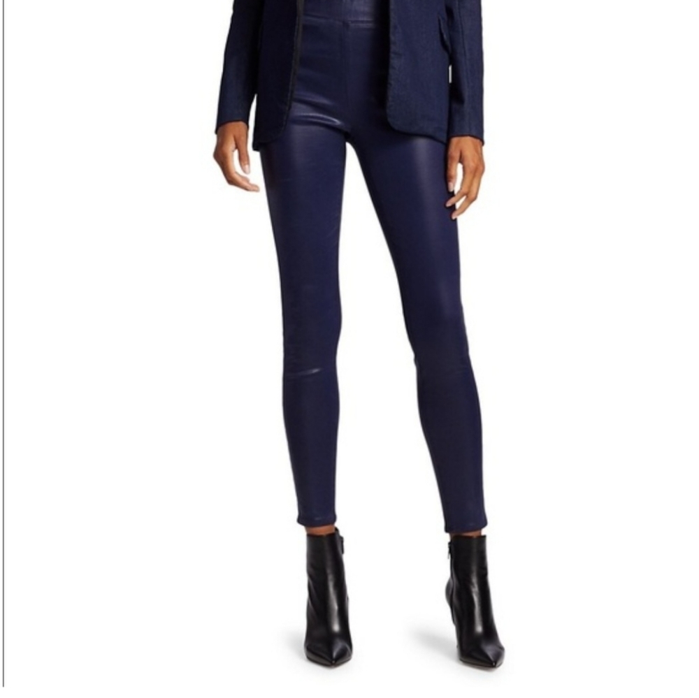 L"agence Rochelle High Rise Coated Leggings